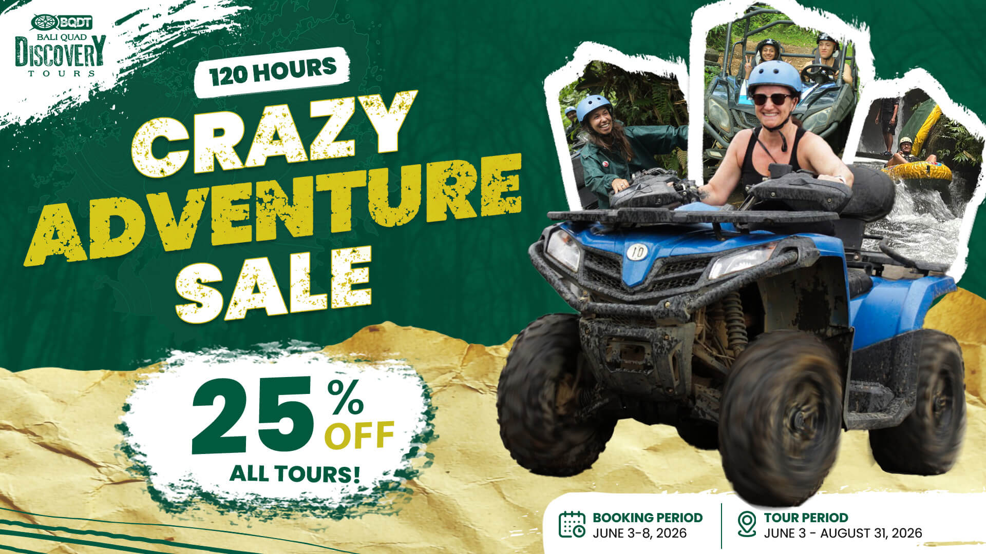 Bali Quad Hybrid Booking